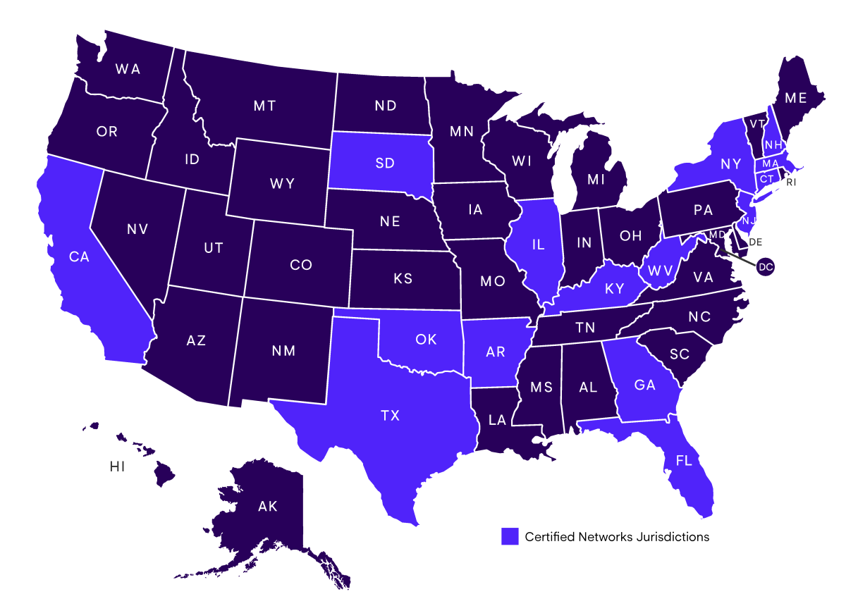 State Certified Jurisdictions